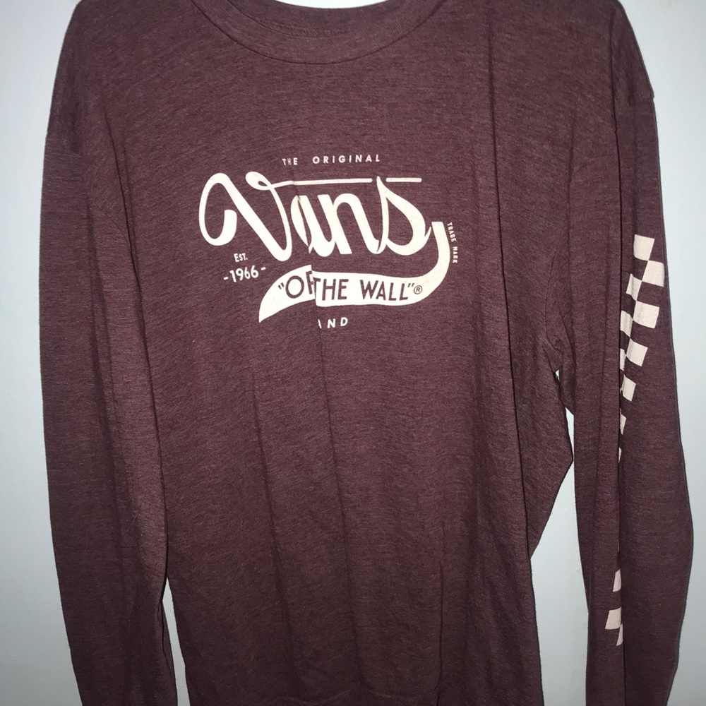 Men’s large long sleeve vans shirt